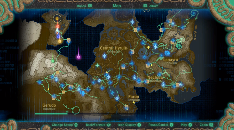 Illustration for article titled The New Zelda: Breath of the Wild DLC Lets You Retrace Your Deaths